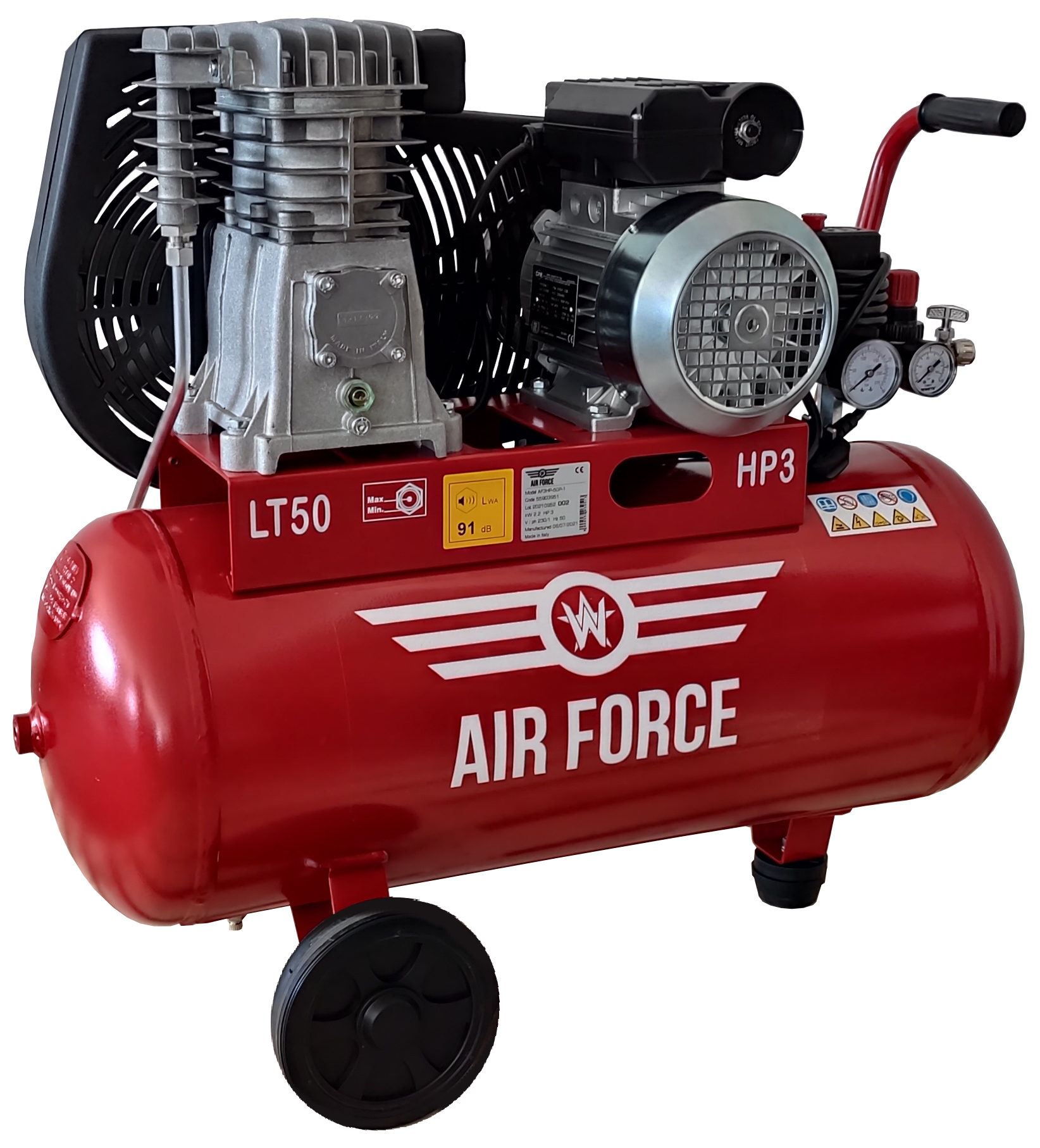 Welding Star 2.2 kW Air Compressor, 145 psi, 50 L
