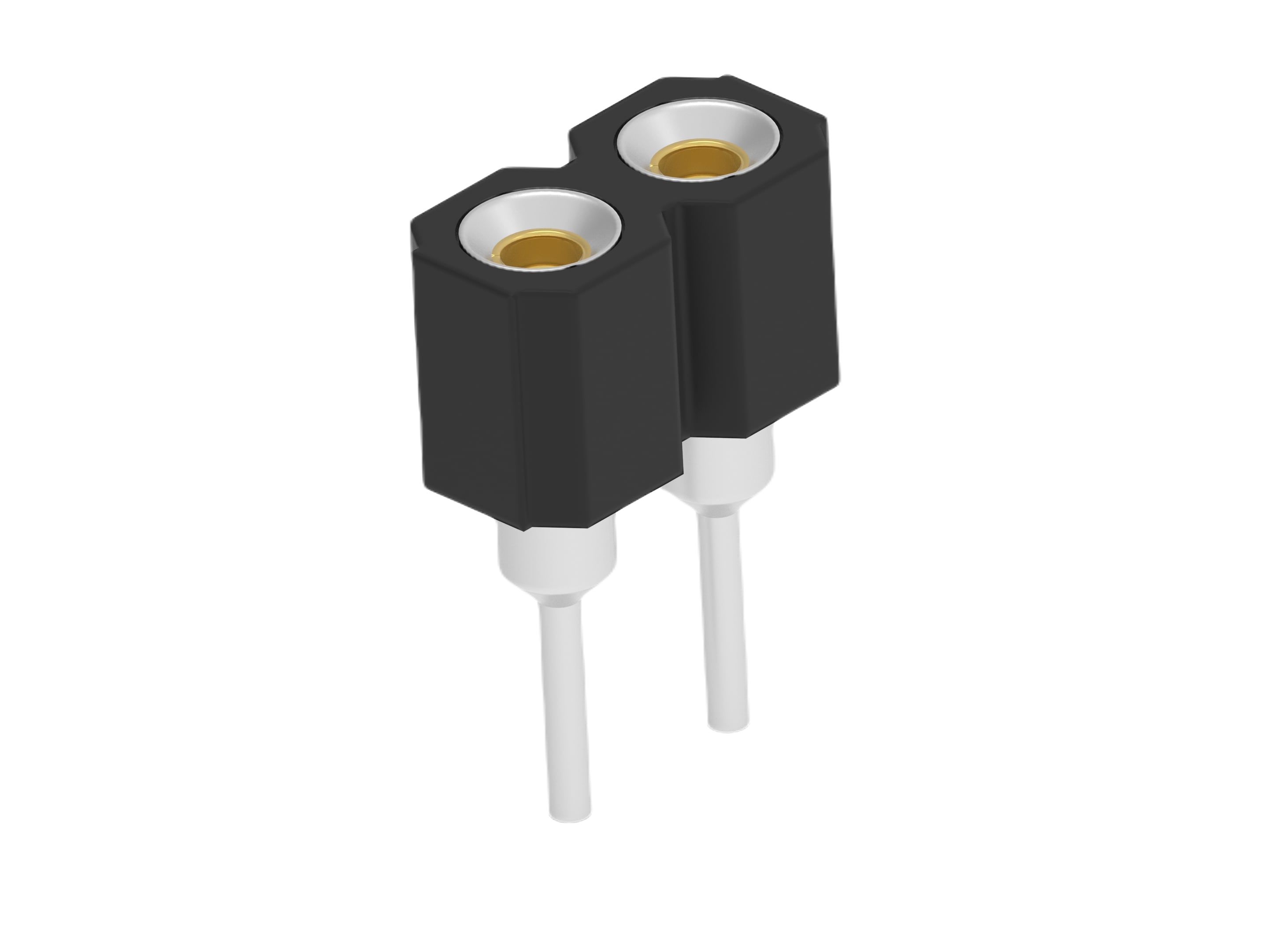 TE Connectivity 2.54 mm Pitch 2 Way Through Hole SIP Socket IC Socket