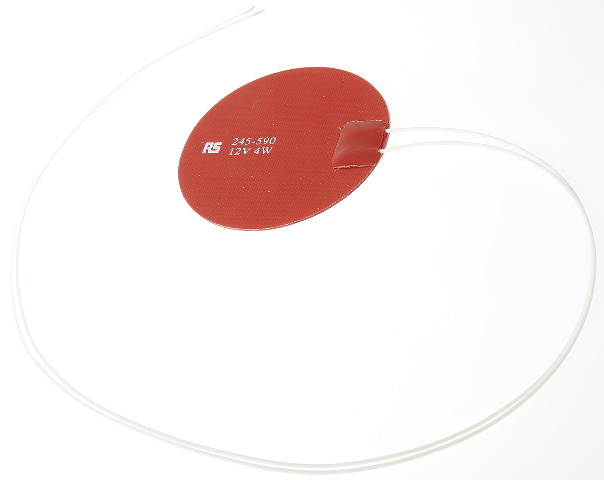 RS PRO Silicone Heater Mat, 240V dc, 4 W Circle