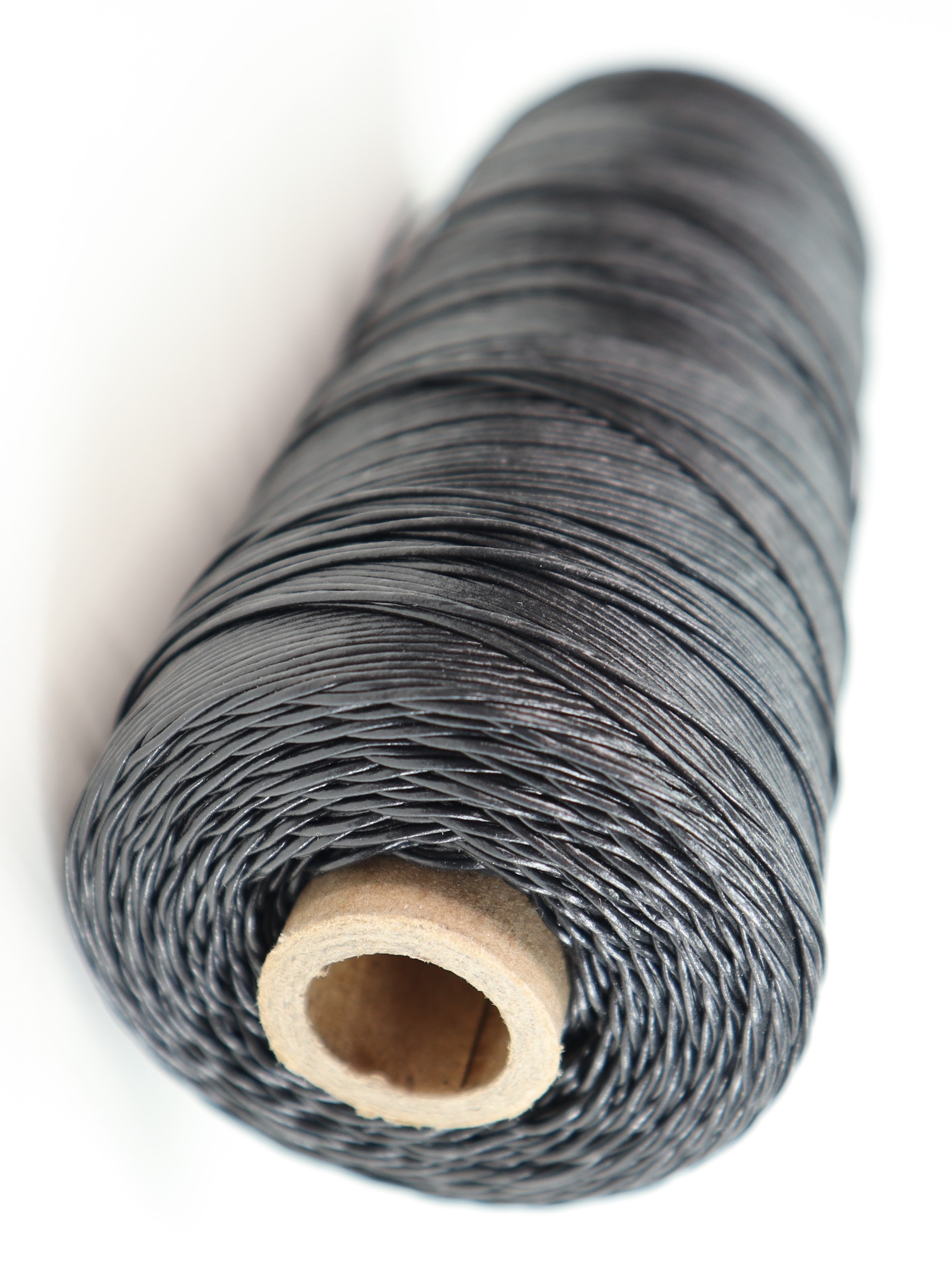 RS PRO Cable Lacing Cord Black Polyvinyl Chloride Coated, Nylon 0.71mm x 500 m