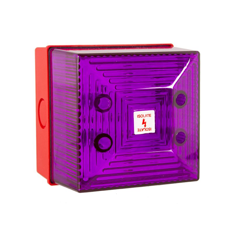 Moflash FD/SD40IS Series Magenta Static Beacon 26.4V, LED Bulb Wall, IP65