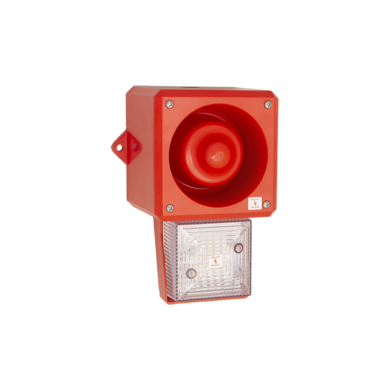 Moflash YL5IS Hi-Vis Series Clear Beacon, IP66 26.4V Wall 105 dB @ 1m