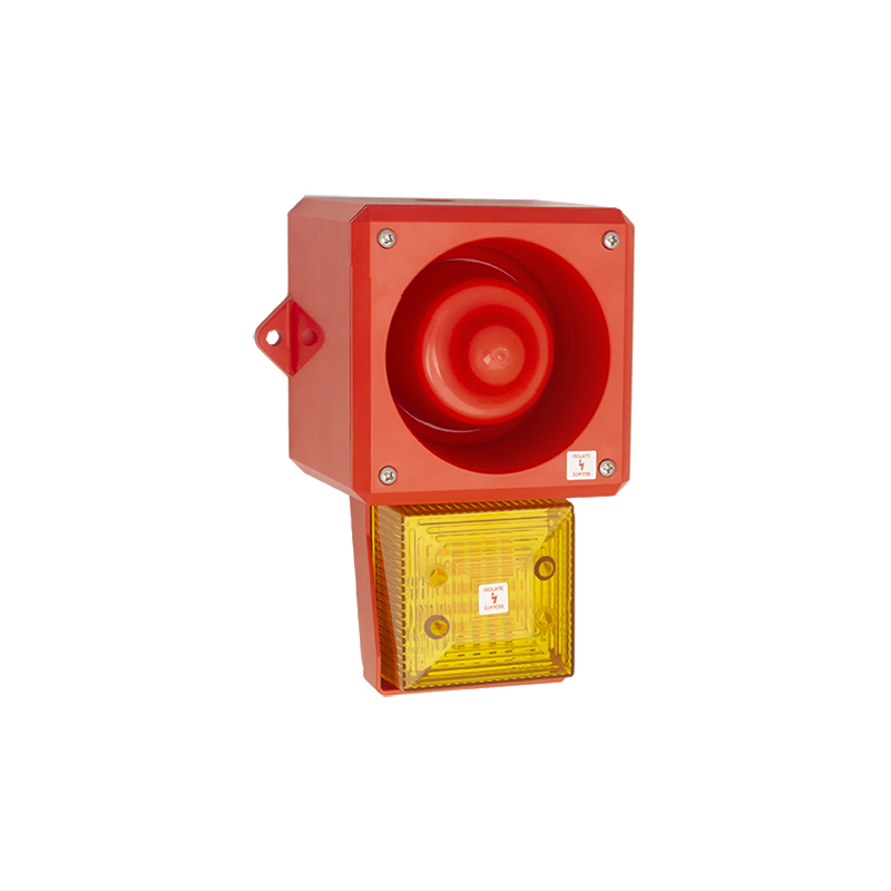 Moflash YL5IS Hi-Vis Series Yellow Beacon, IP66 26.4V Wall 105 dB @ 1m