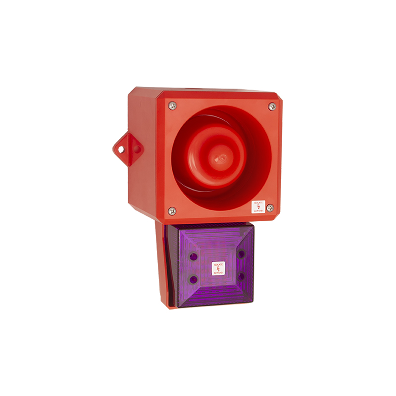 Moflash YL5IS Hi-Vis Series Magenta Beacon, IP66 26.4V Wall 105 dB @ 1m