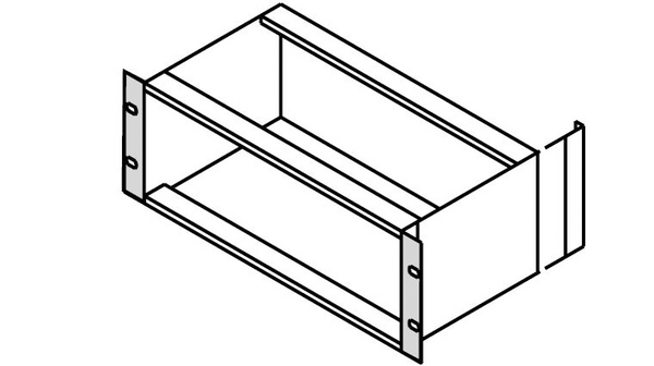 nVent SCHROFF 24560 Series Mounting Bracket for Use with Side Panels, Subracks, 2 Per Pack Piece(s) 482.6mm