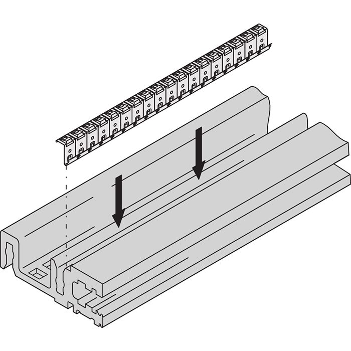 nVent SCHROFF 24560 Series EMC Shielding Kit for Use with Front Panel, 100 Per Pack Piece(s)