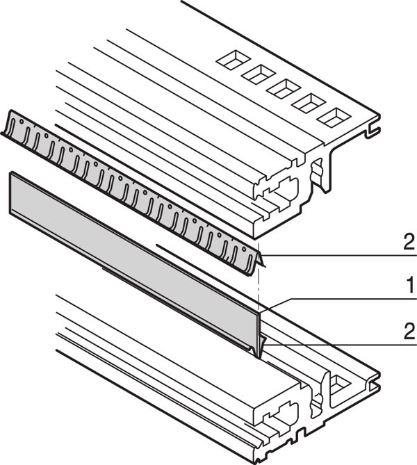 nVent SCHROFF 24562 Series EMC Shielding Kit for Use with EuropacPRO, 1 Per Pack Piece(s) 84 mm