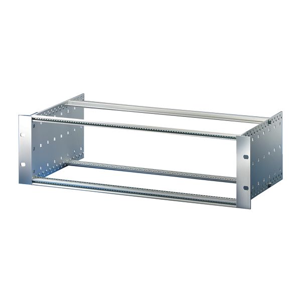 nVent SCHROFF 24563 Series 3 U Aluminium Sub Rack, 84 HP, 475 mm Depth