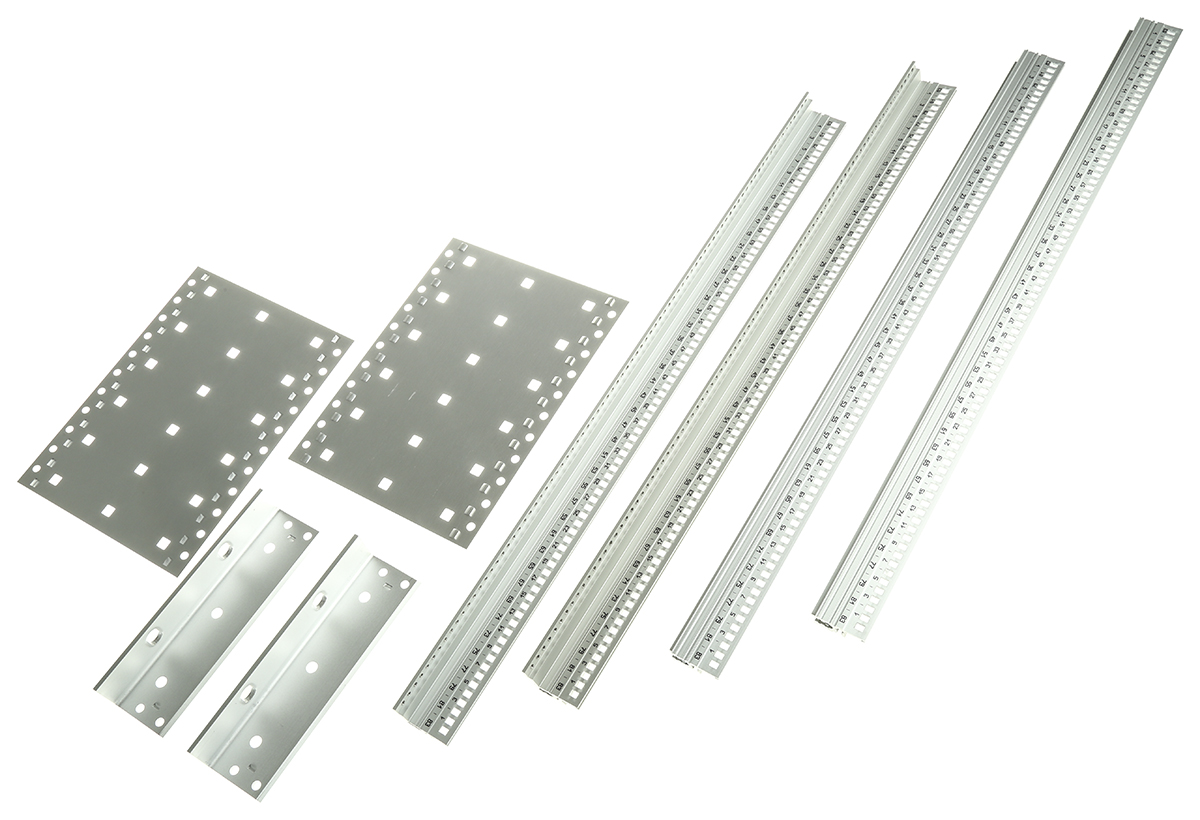 nVent SCHROFF europac PRO Series 3 U Stainless Steel, Aluminium Rack Mount Chassis, 84 HP, 175 mm Depth