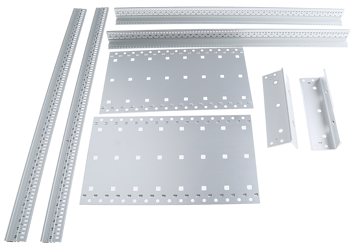 nVent SCHROFF europac PRO Series 3 U Aluminium, Stainless Steel Rack Mount Chassis, 84 HP, 235 mm Depth