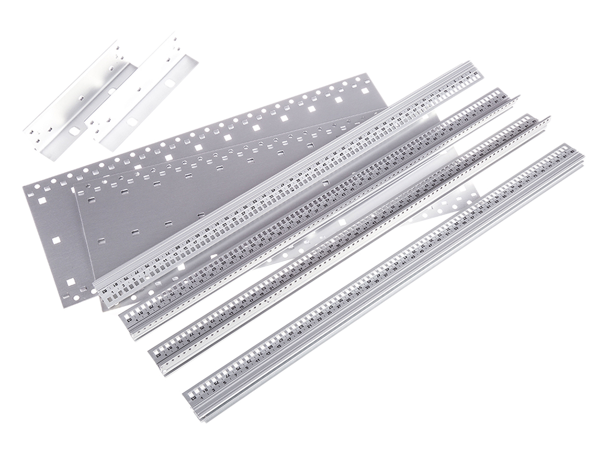 nVent SCHROFF europac PRO Series 3 U Aluminium, Stainless Steel Rack Mount Chassis, 84 HP, 355 mm Depth