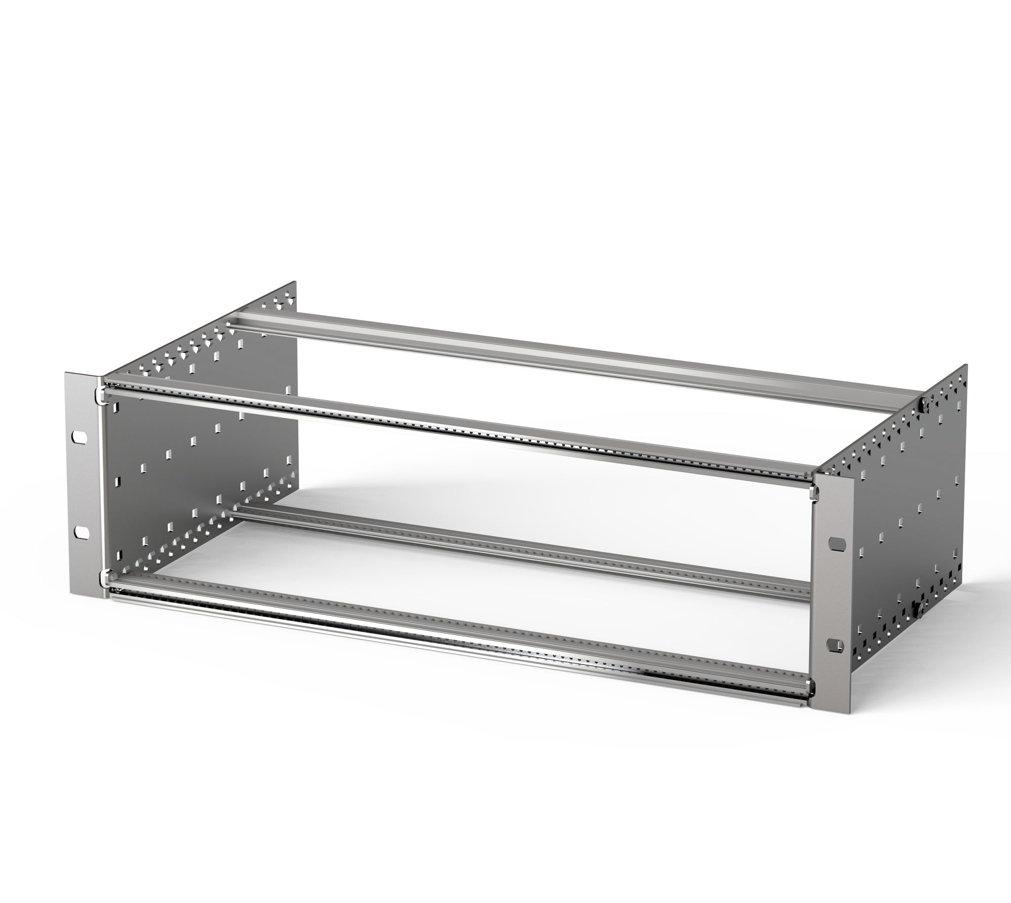 nVent SCHROFF 24564 Series 3 U Aluminium Sub Rack, 295 mm Depth