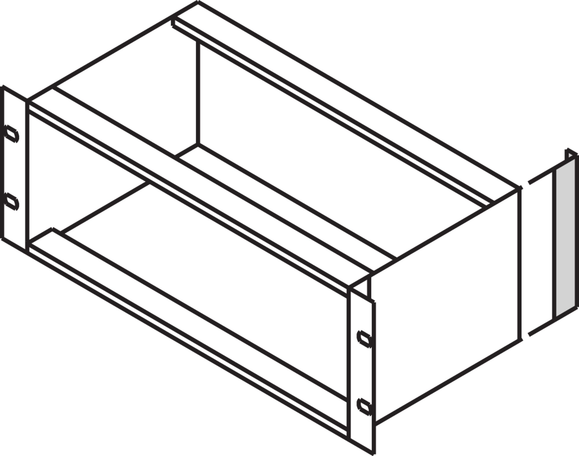 nVent SCHROFF, 6 U Rack Mount Case 24564 265.9 mm