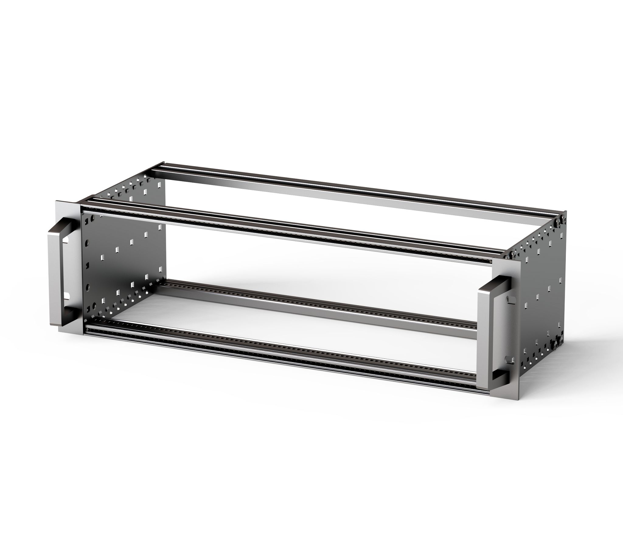 nVent SCHROFF 24567 Series 3 U Aluminium Sub Rack, 175 mm Depth