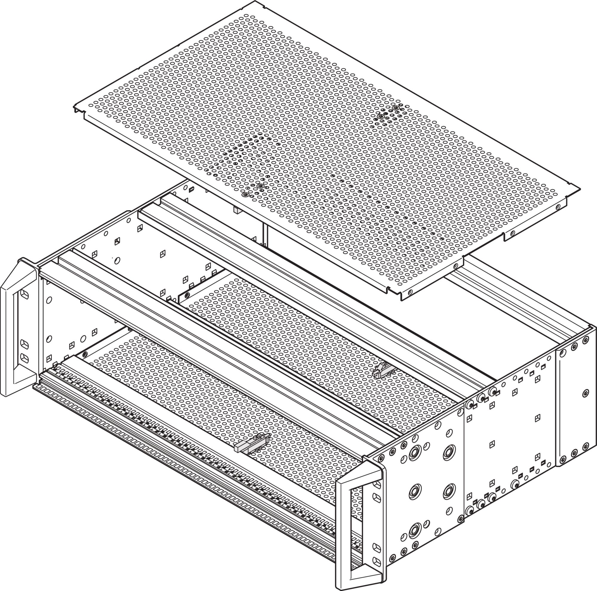 nVent SCHROFF Aluminium Cover Plate 235 mm 235mm