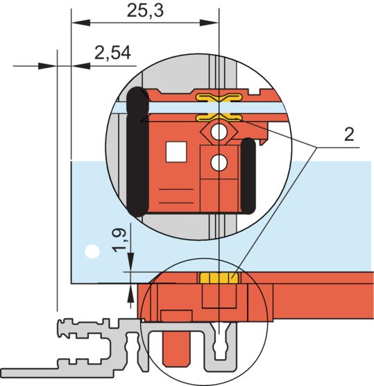 24568-362 nVent SCHROFF Guide Rail