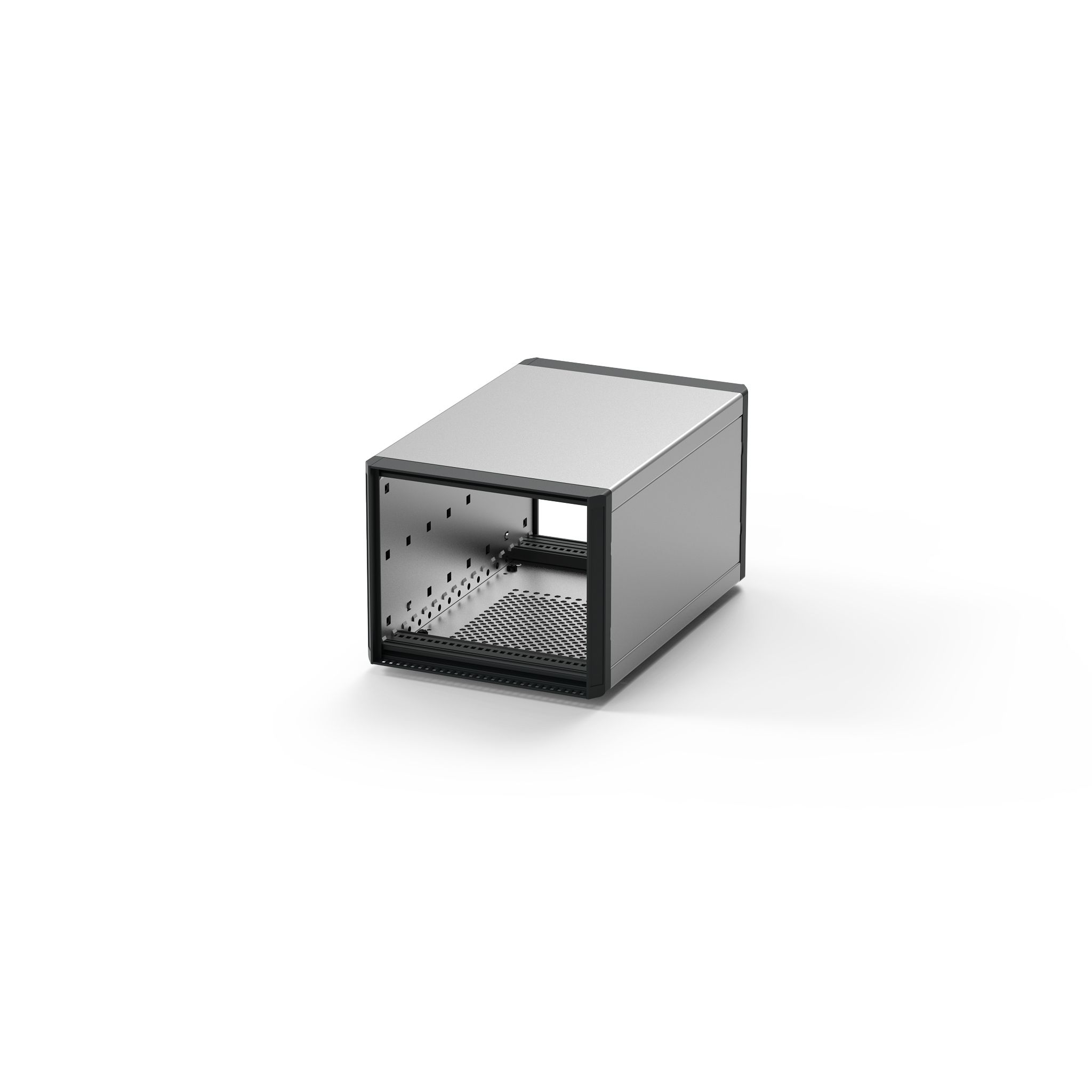 nVent SCHROFF Desktop Subrack Case, 316 mm Depth, 3 U, 25kg Max Load