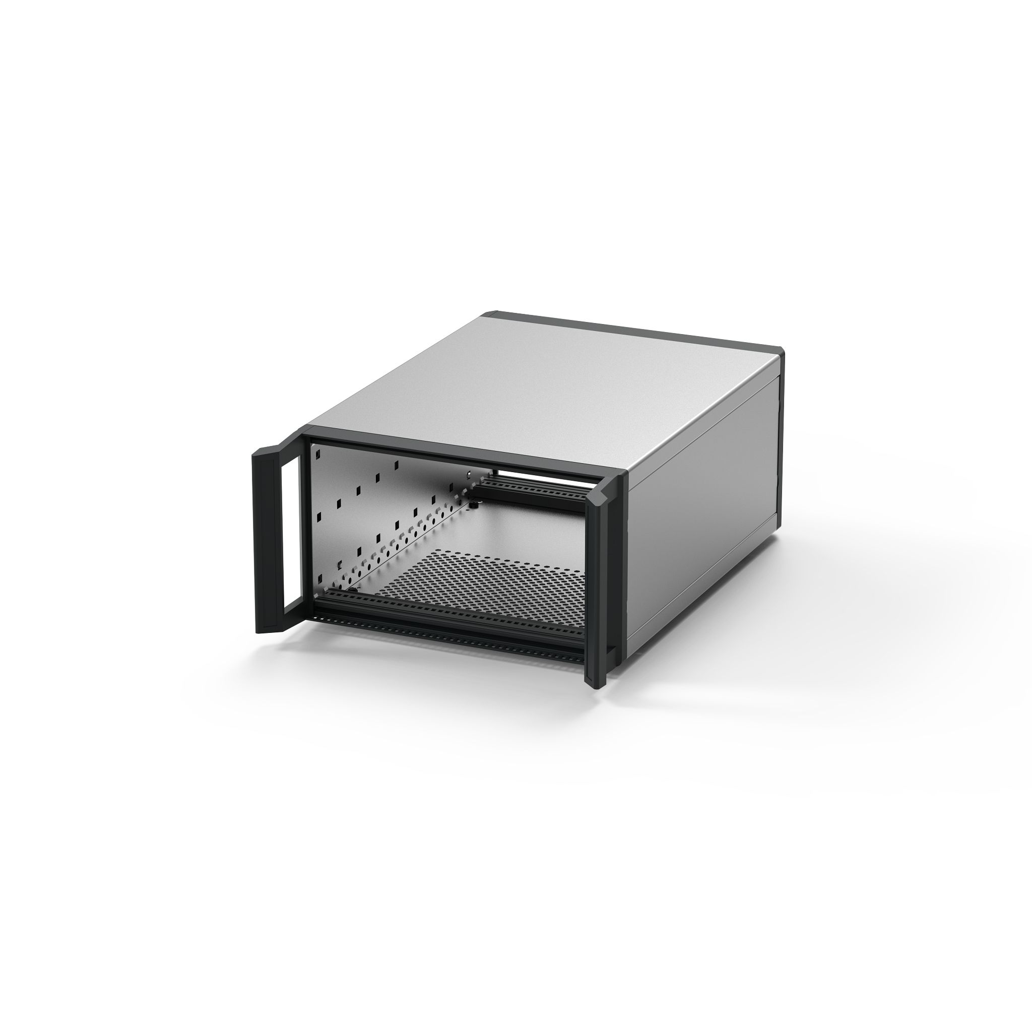 nVent SCHROFF, 3 U 19 in Rack Mount Case RatiopacPRO Ventilated 315.5 mm, 235.5 mm 132.6 mm