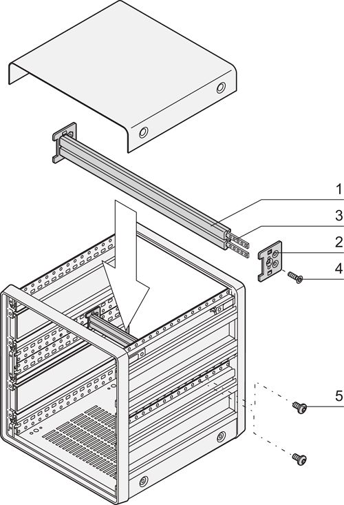 nVent SCHROFF Horizontal Rail