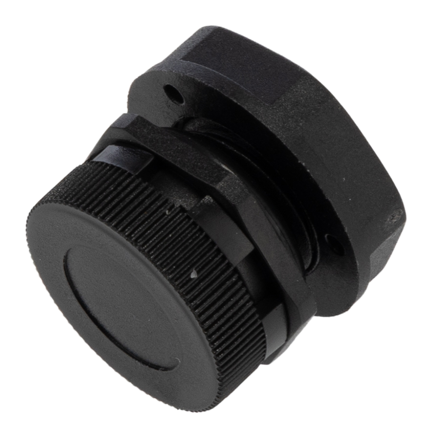 2459500 Rittal SZ Series RAL 9005 M12 Pressure Compensation Element, For Use With Enclosure