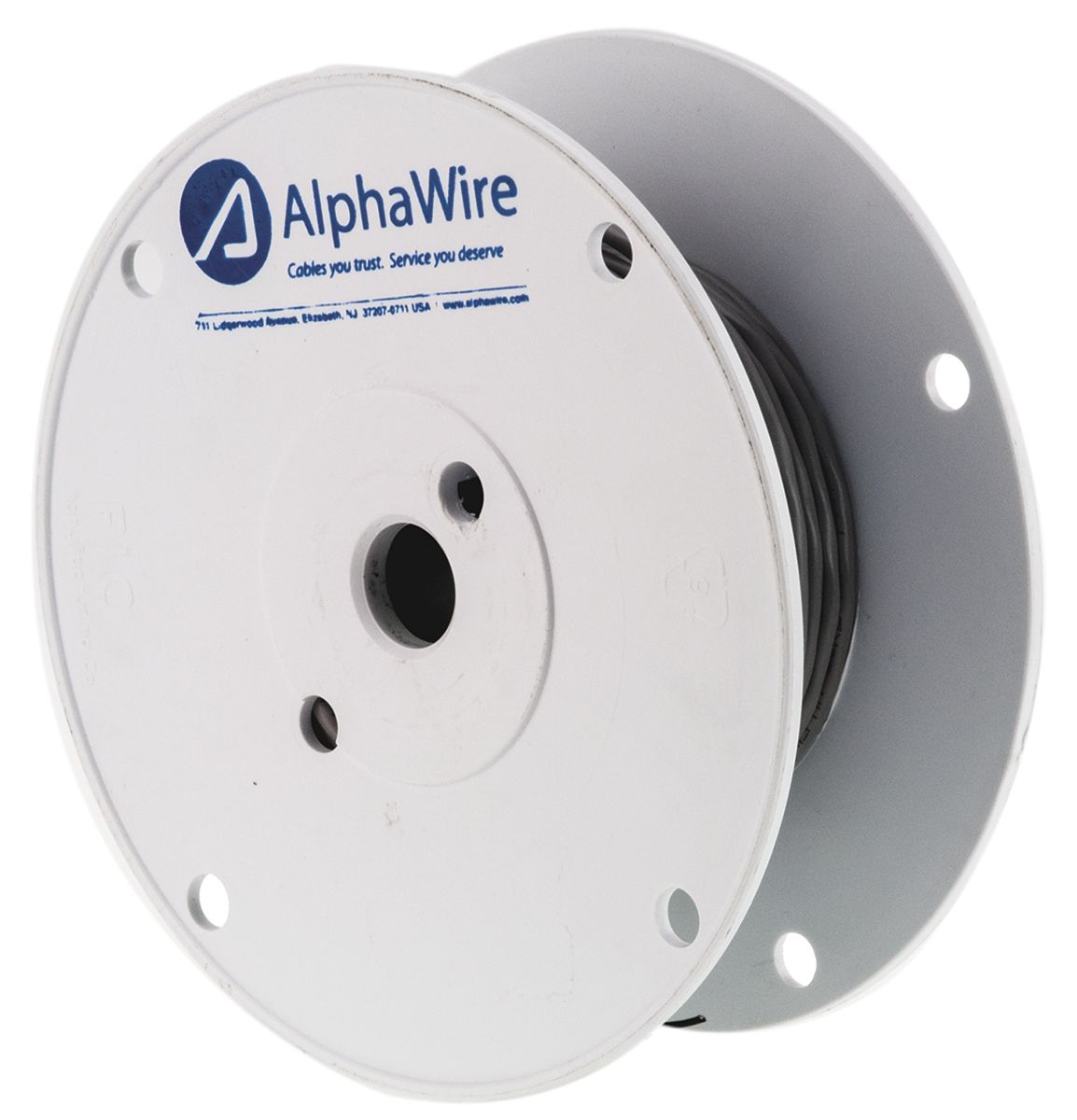 2461c-sl005 Alpha WireAlpha Essentials Communication & Control Series Audio & Control Cable, 0.32 mm² CSA, 3.45mm od, 30.5m, Grey