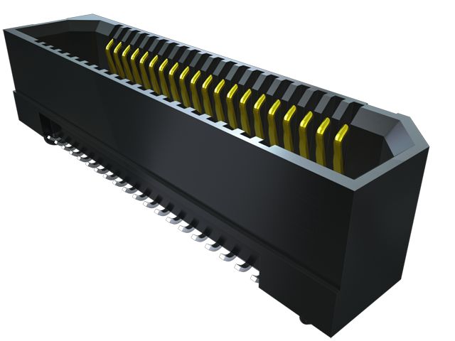 Samtec ERF8 Series Vertical Surface Mount PCB Socket, 70-Contact, 2-Row, 1.27mm Pitch, Solder Termination