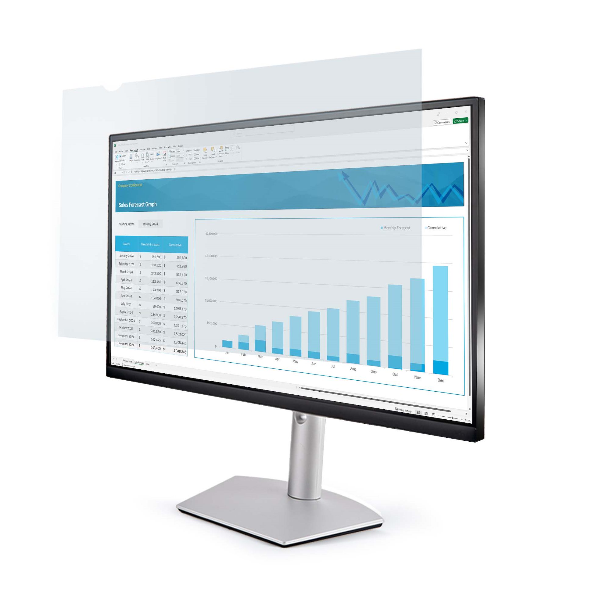 StarTech.com 24 in Privacy Screen