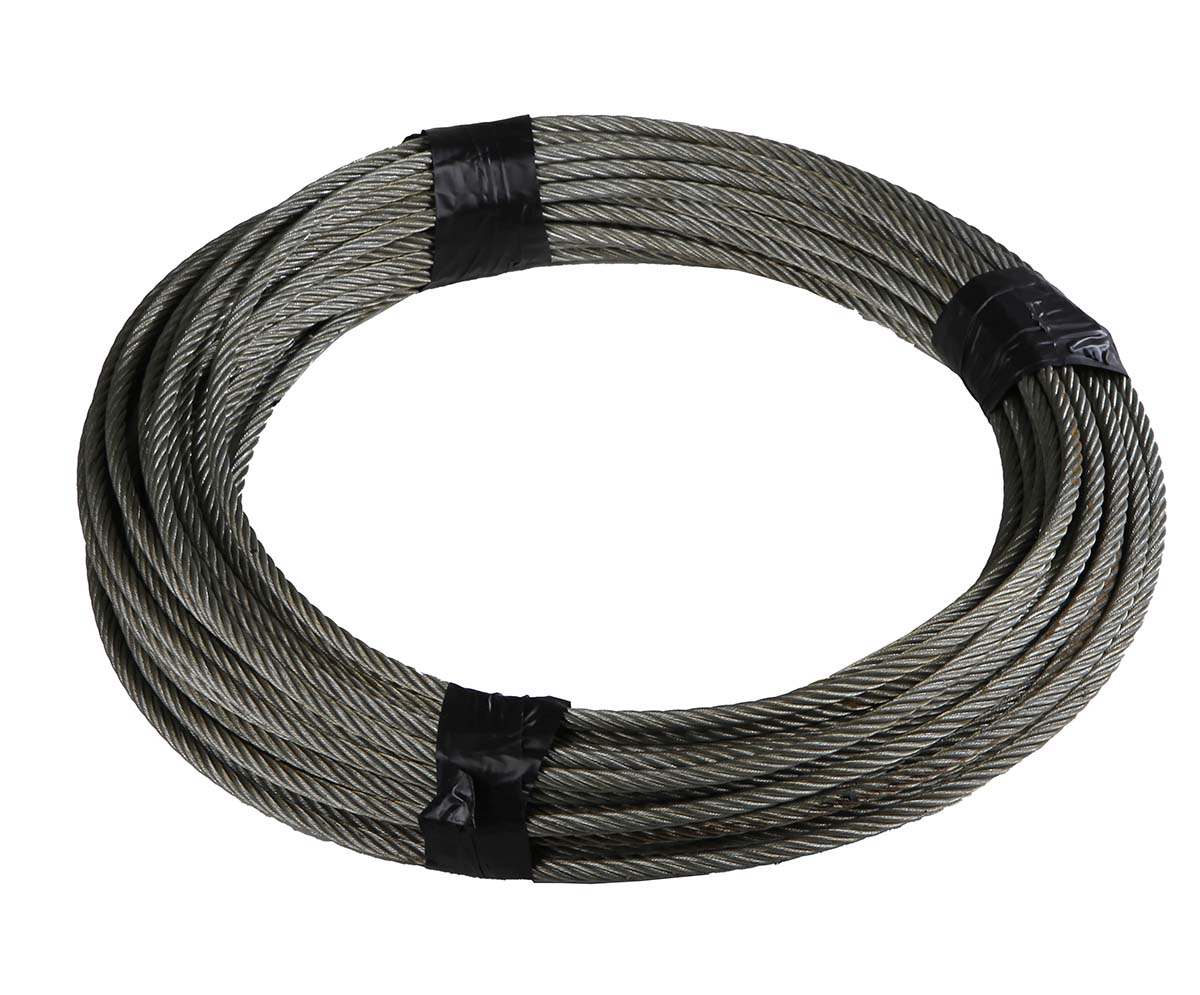 RS PRO Galvanised Steel Wire Rope, 50 m