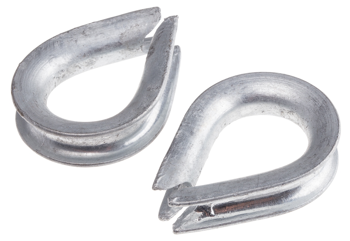 RS PRO Steel Thimble For Use With8 mm Diameter Wire Rope