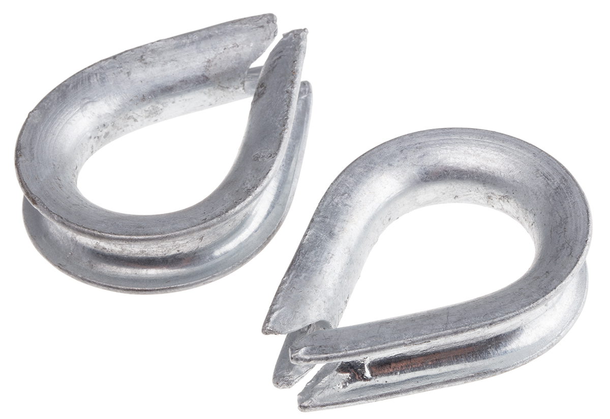 RS PRO Steel Thimble For Use With9 mm Diameter Wire Rope