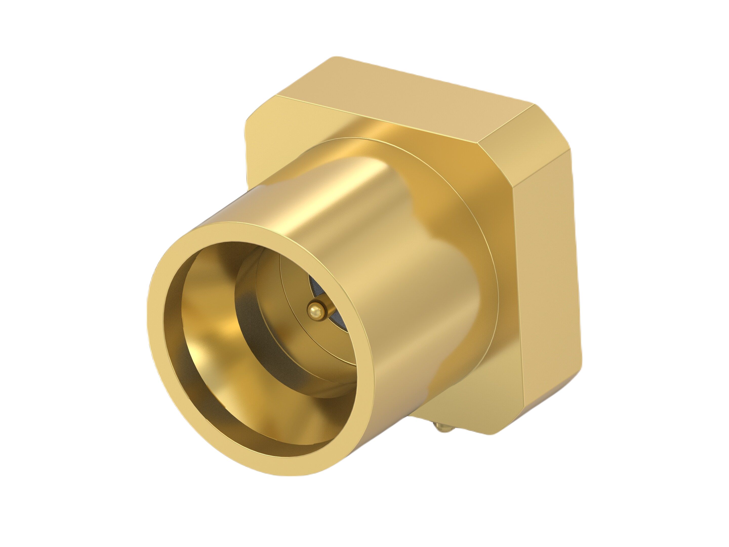 TE Connectivity SMPM Series Surface Mount Male SMPM, 50 Ω, Straight Body Solder