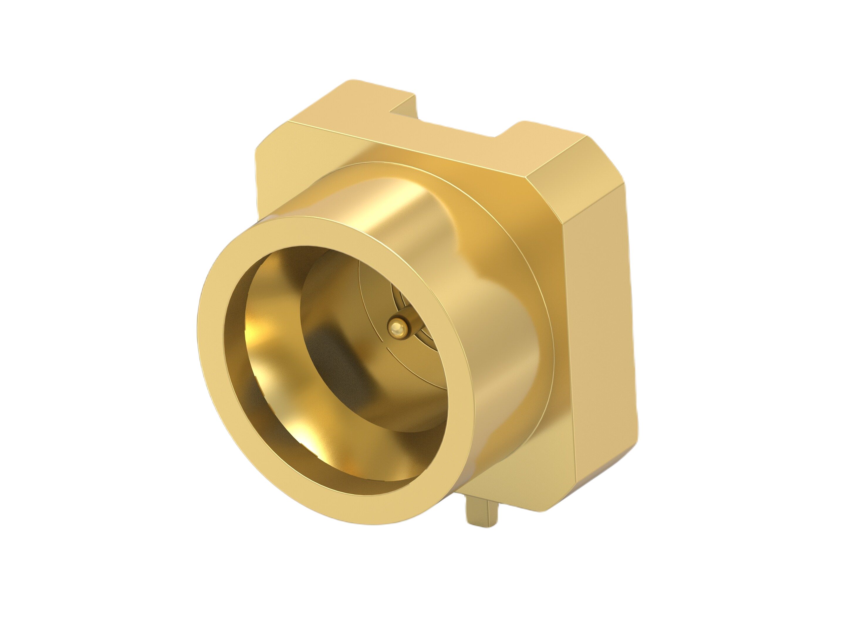TE Connectivity SMPM Series Surface Mount Male SMPM, 50 Ω, Straight Body Solder