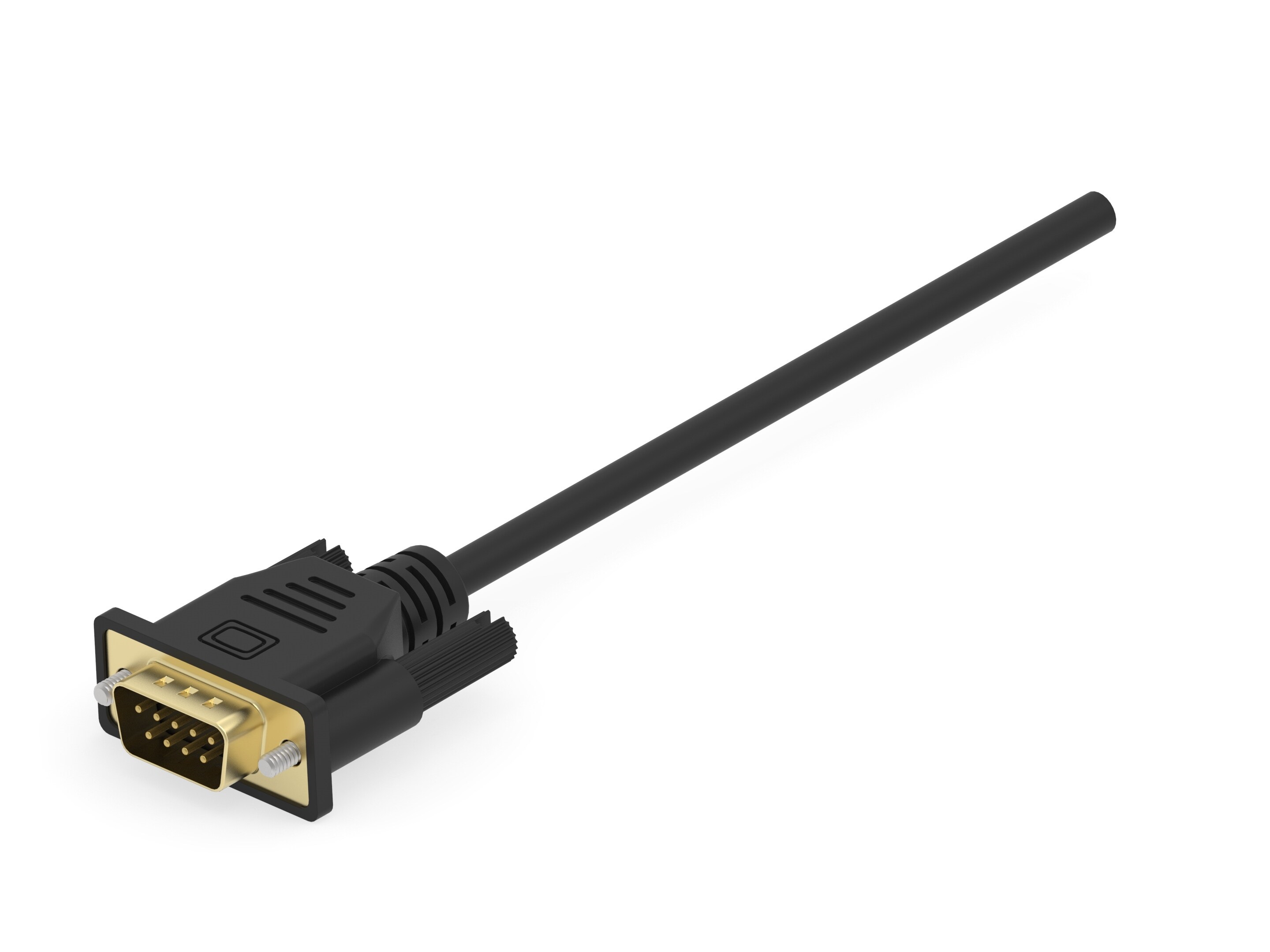 TE Connectivity Male D-Sub 9-Pin to Female D-Sub Serial Cable, 5 ft, AMPLIMITE D-SUBMINIATURE CABLE ASSEMBLIES Series