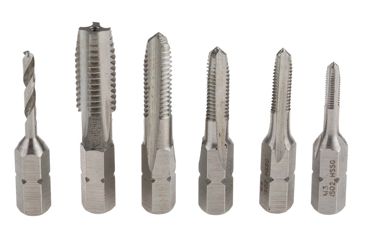 RS PRO Tap & Drill Set, M3 to M10 Thread