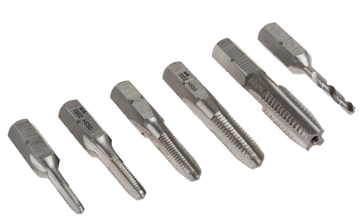 248-5560 RS PRO Tap & Drill Set, M3 to M10 Thread