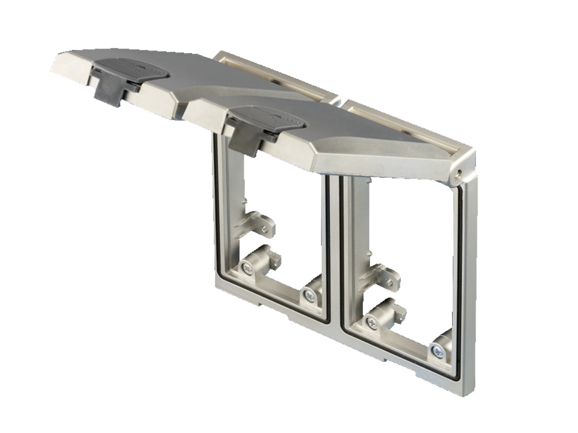 Rittal SZ Series Polycarbonate Enclosure Frame For Use With Interfaces and Sockets