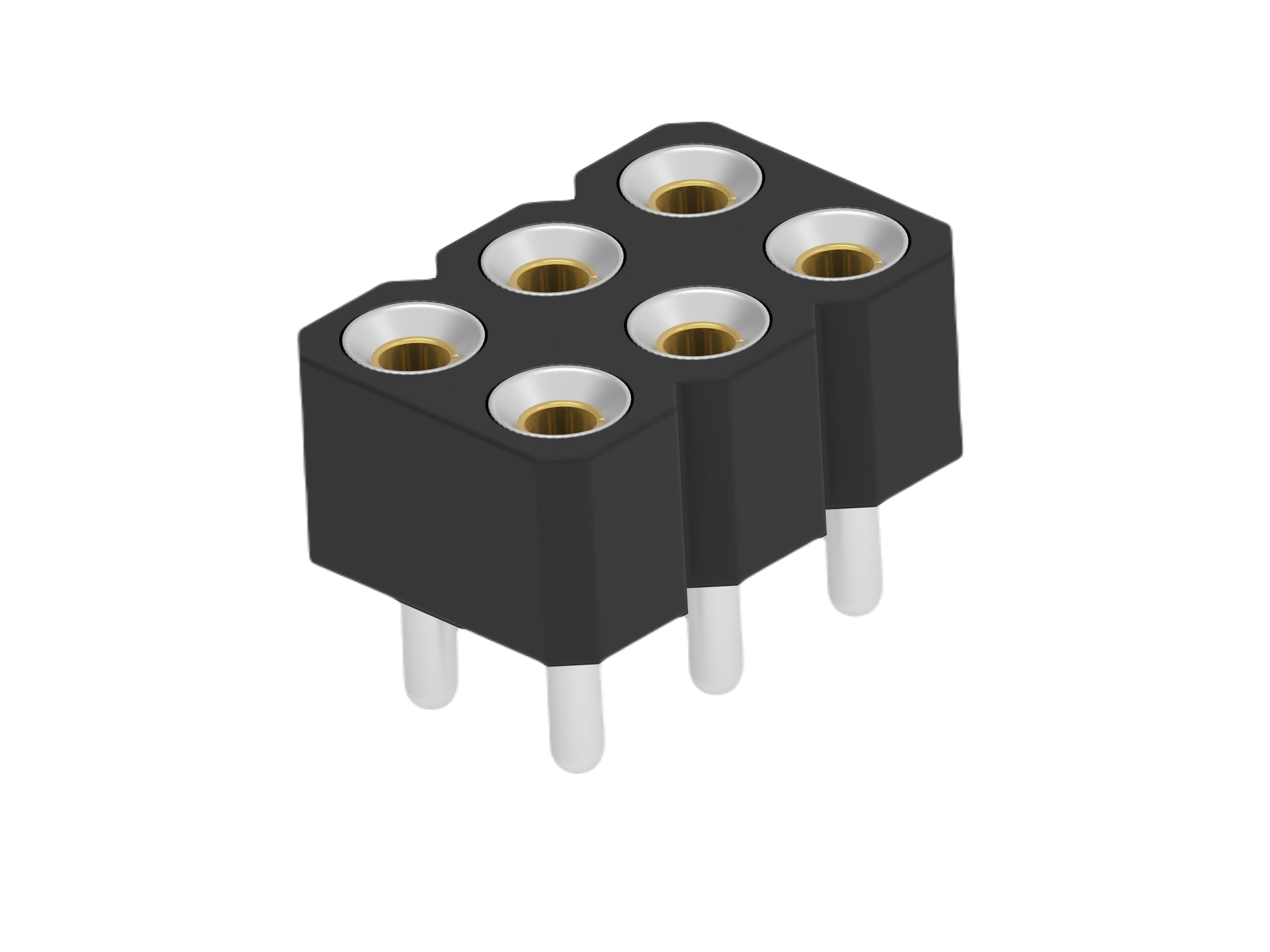 TE Connectivity 2.54 mm Pitch 6 Way Through Hole SIP Socket IC Socket