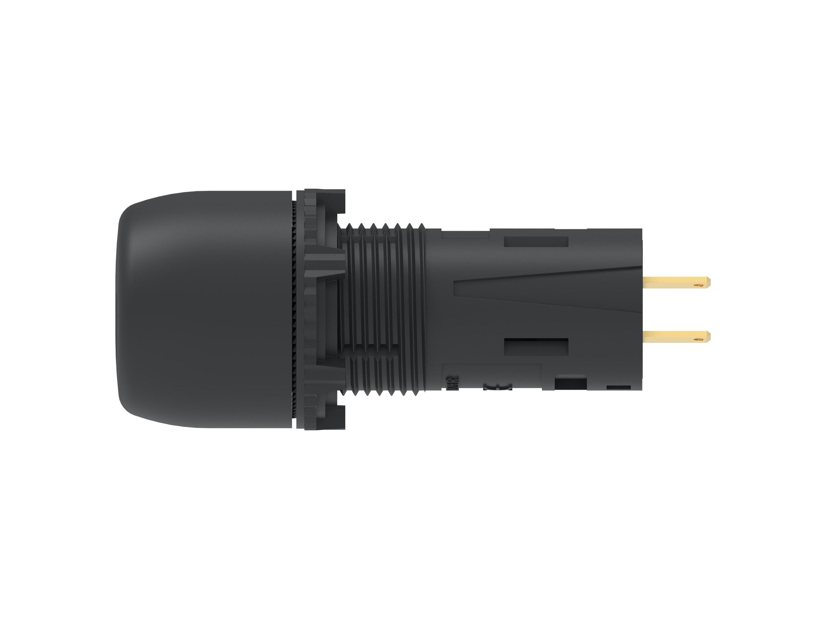 2489542-2 TE Connectivity, 2489542, Screw Black LED Pilot Light, 19.6 mm Cutout, IP65, IP20, Dome, 240V ac