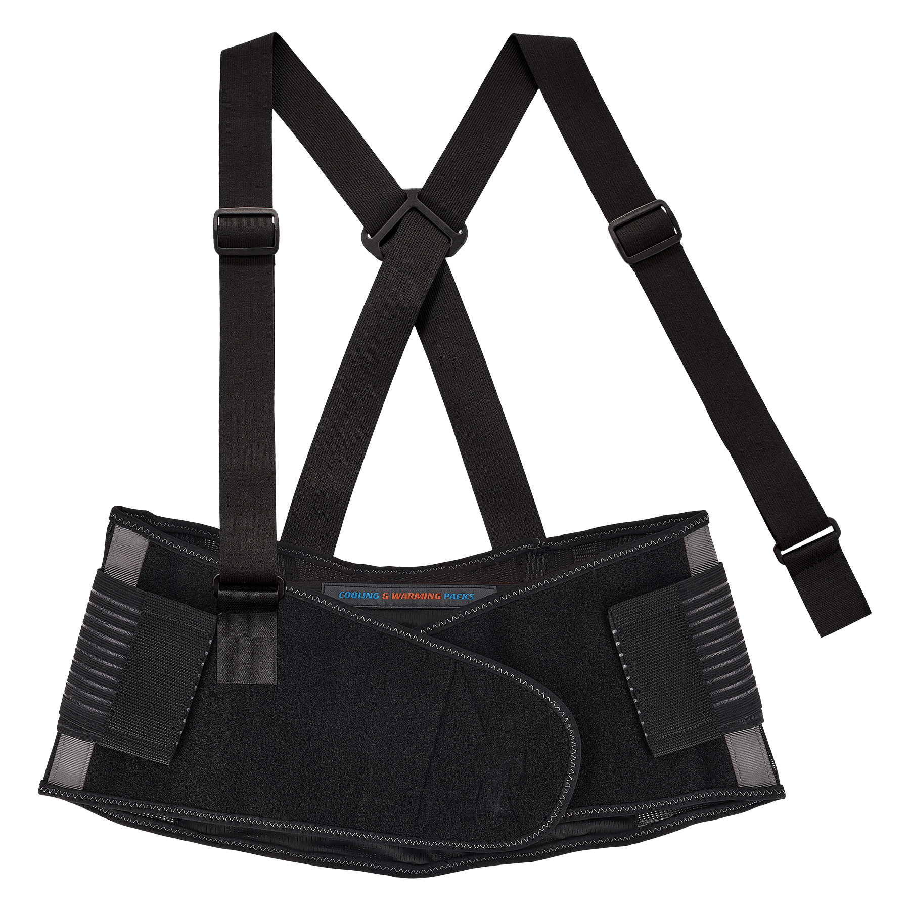 11125 Ergodyne Black Back Support Belt, 117 → 132cm
