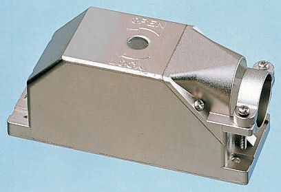 ITT Cannon DL Series Metal Straight D-Sub Backshell, 360 Way Strain Relief