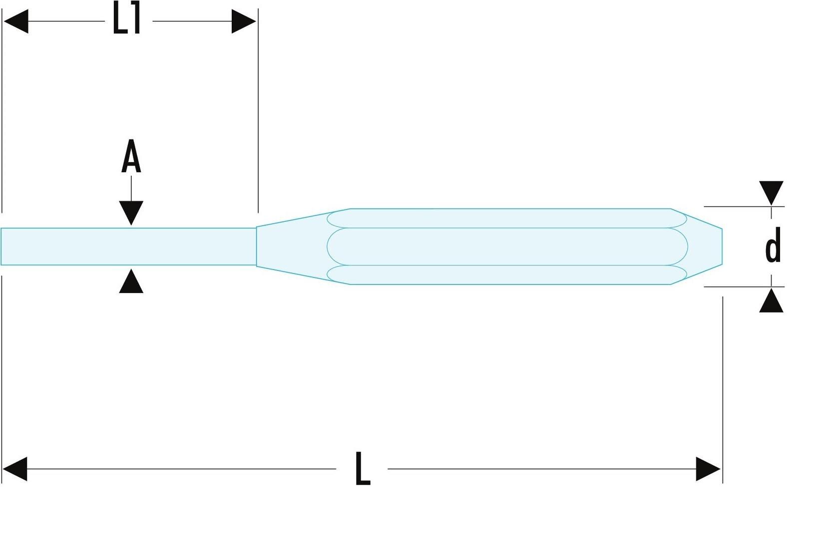 2498 Facom 1-Piece Punch, Drift Punch, 8mm Shank, 200 mm Overall