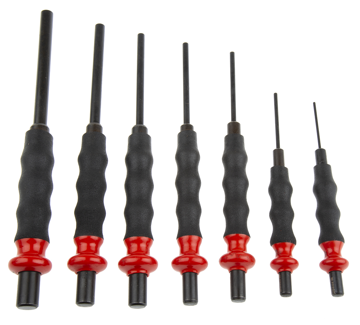Facom 7-Piece Punch Set, Anti-Vibration Punch, 2mm, 3 mm, 4 mm, 5 mm, 6 mm, 8 mm, 10 mm Shank