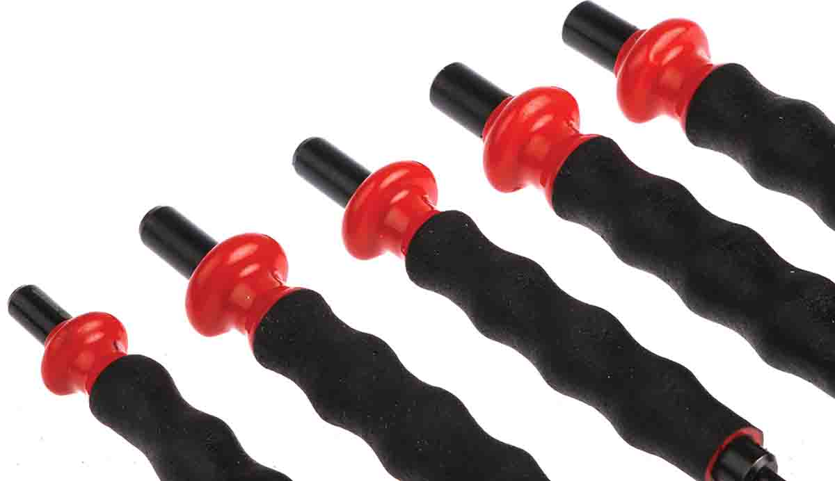 249gpb Facom 5-Piece Punch Set, Anti-Vibration Punch, 3mm, 8 mm Shank
