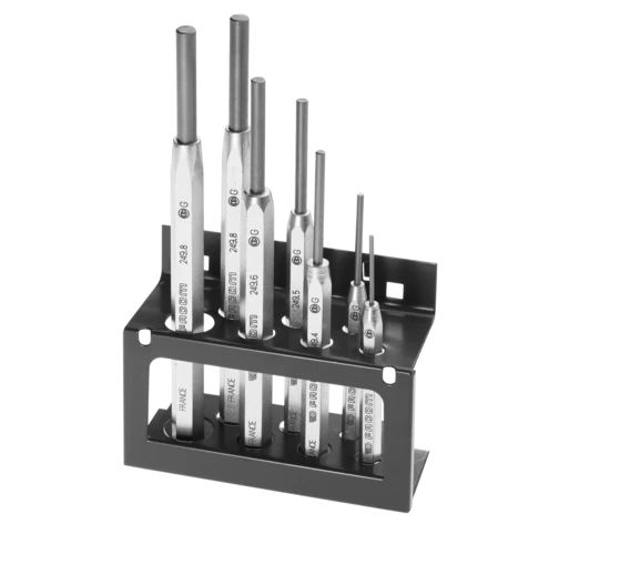 Facom 7-Piece Punch Set, 195 mm Overall