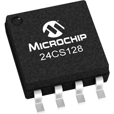 Microchip 24CS128T-E/SM,  128 kB EEPROM,  5 ms 8-Pin SOIJ I2C