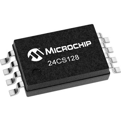 Microchip 24CS128T-E/ST,  128 kB EEPROM,  5 ms 8-Pin TSSOP I2C