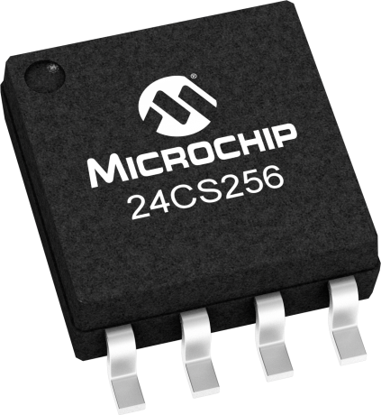 Microchip 24CS256-E/SM,  256 kB EEPROM,  5 ms 8-Pin SOIJ 2 Wire I2C