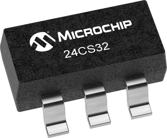Microchip 24CS32T-E/OT,  32 kB EEPROM,  5 ms 5-Pin SOT-23 2 Wire I2C