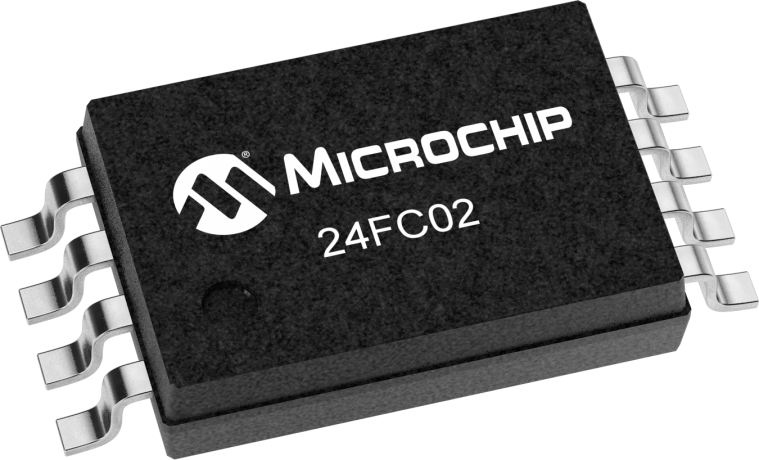 Microchip 24FC02T-I/ST,  0.25 kB EEPROM 8-Pin TSSOP-8 I2C