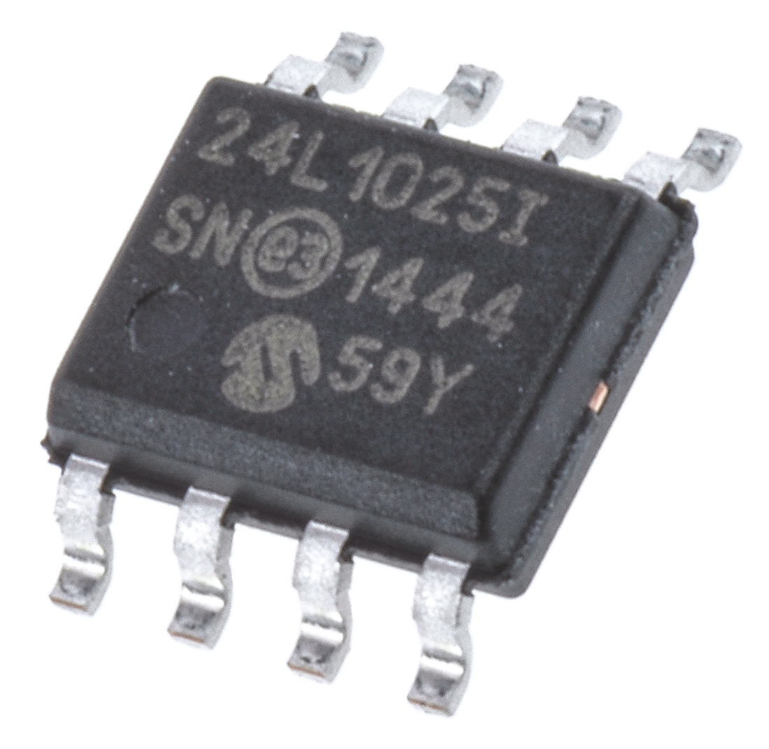 Microchip, 1 MB Serial EEPROM, 900 ns 8-Pin SOIC Serial-2 Wire